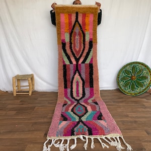 Runner Hallway rug, kitchen rug runner, Handwowen Rug, Bohemian rug, Runner Rug,  Berber rug runner for hallway decor home