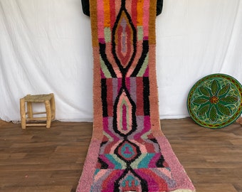 Tapis de couloir, tapis de cuisine, tapis tissé main, tapis bohème, tapis de passage, tapis berbère pour décoration de couloir