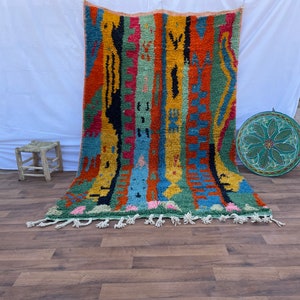 Authentic Rug - Wool Rug - Berber Carpet -  Colorful Rug - Custom rug -  Rugs For Living Room  -  Rugs For Bedroom - handmade furniture