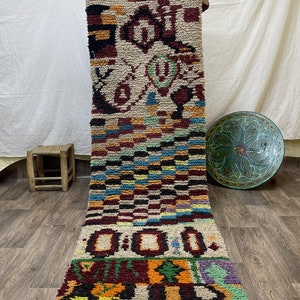 Washable Kitchen Rug, kitchen floor mat, hallway carpet, Moroccan Runner, bohemian runner, stair runner, wool rug, gift for him