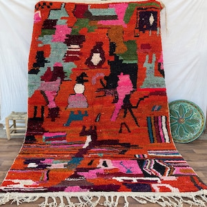 Rugs for living room - custom  bedroom rugs - unique berber rug - custom size rugs - Rugs for Kitchen - rugs for gift - moroccan rug