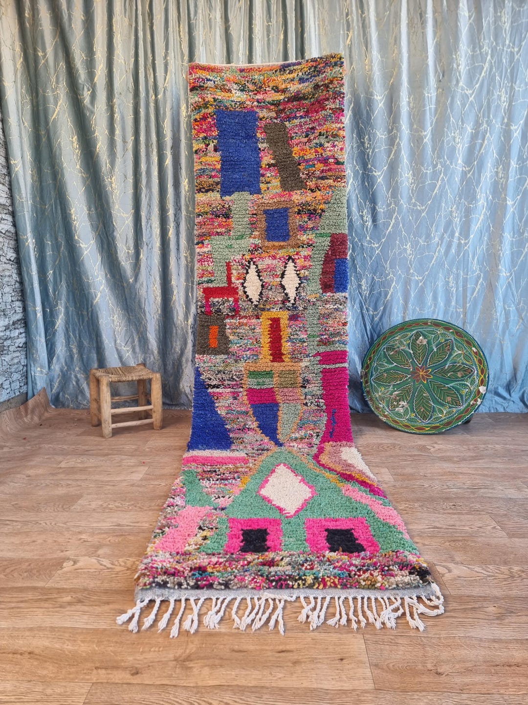 Unique Runner Rugs Custom Size Runner,hand Knotted Rug, Hallway Runner Rug,handmade Runner ...