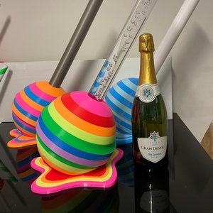 MEGA GIANT schmelzender Lutscher - Popart - Mega riesiger 3D-Lutscher