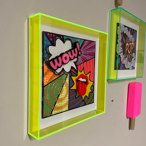 Pop Art - Wall Art, 3D Sculptures, Comic Popart, Wow, Shock Comic