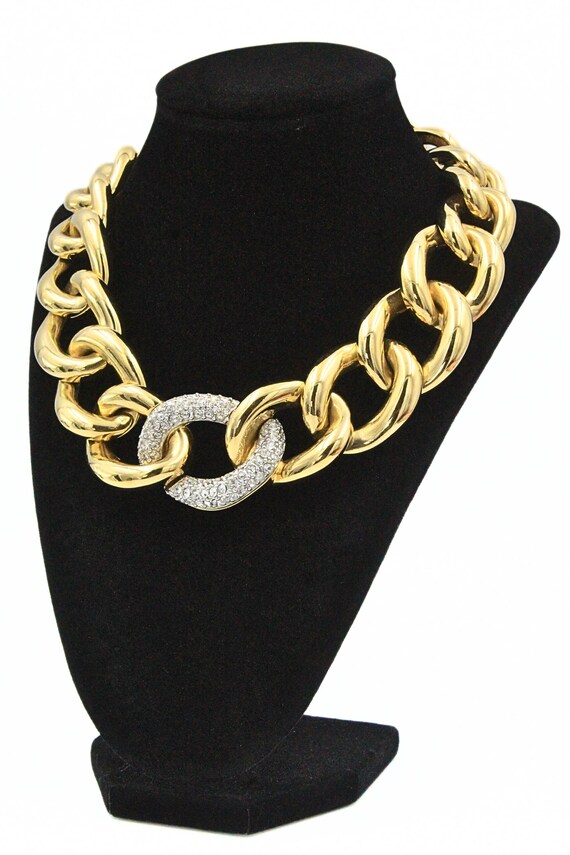 Mesmerizing GIVENCHY Couture Signed Encrusted Rhi… - image 5