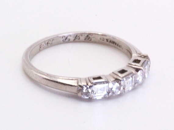 Authentic Tiffany & Co Platinum .72 CTW Diamond V… - image 9