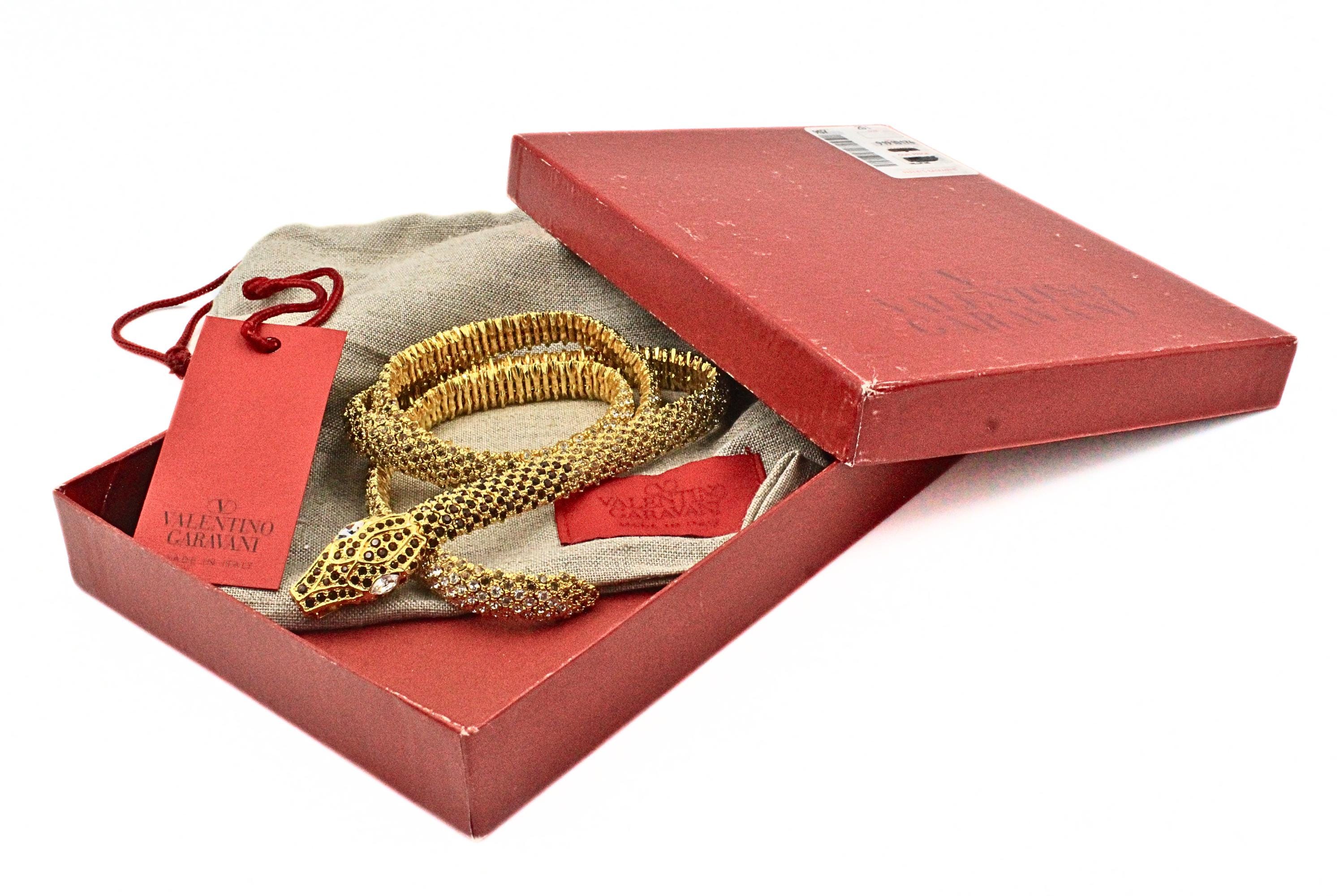 Magnificent Authentic Valentino Garavani Snake Rhinestones  display picture 2