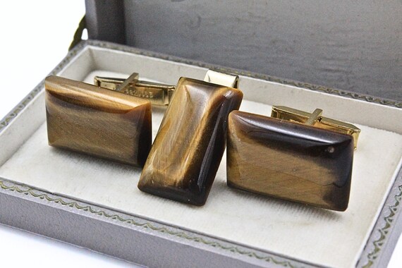 Distinguished Signed Pat Pend MCM Rectangular Tig… - image 5