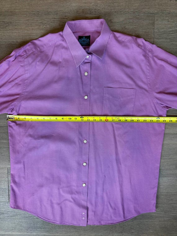 Astor & Black Custom Tailored Mauve Cotton Cuff B… - image 6