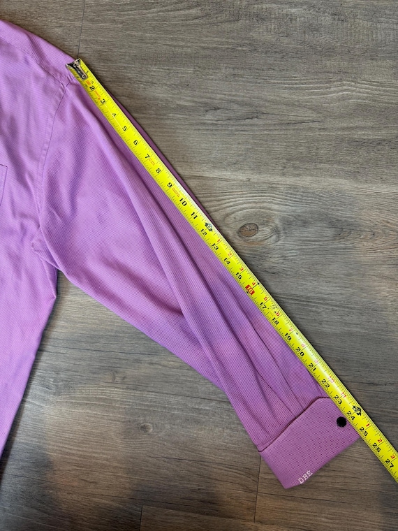 Astor & Black Custom Tailored Mauve Cotton Cuff B… - image 7