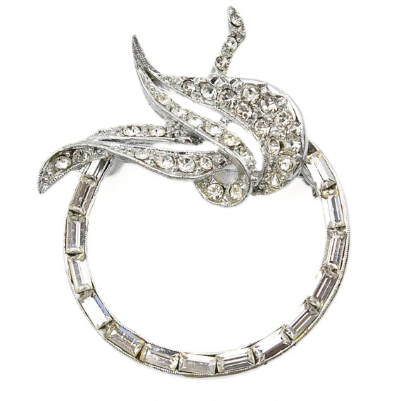 Exquisite Sparkly Pell Signed Designer Pave Rhine… - image 7