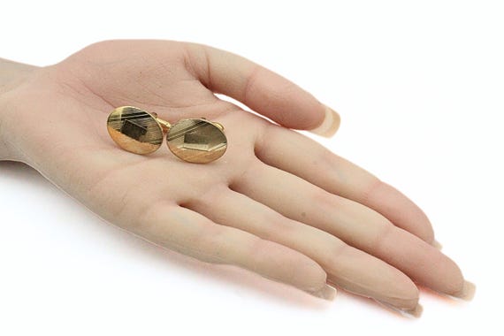 Antique Art Deco Signed A&Z 12K Gold Filled Textured Cufflinks - Etsy