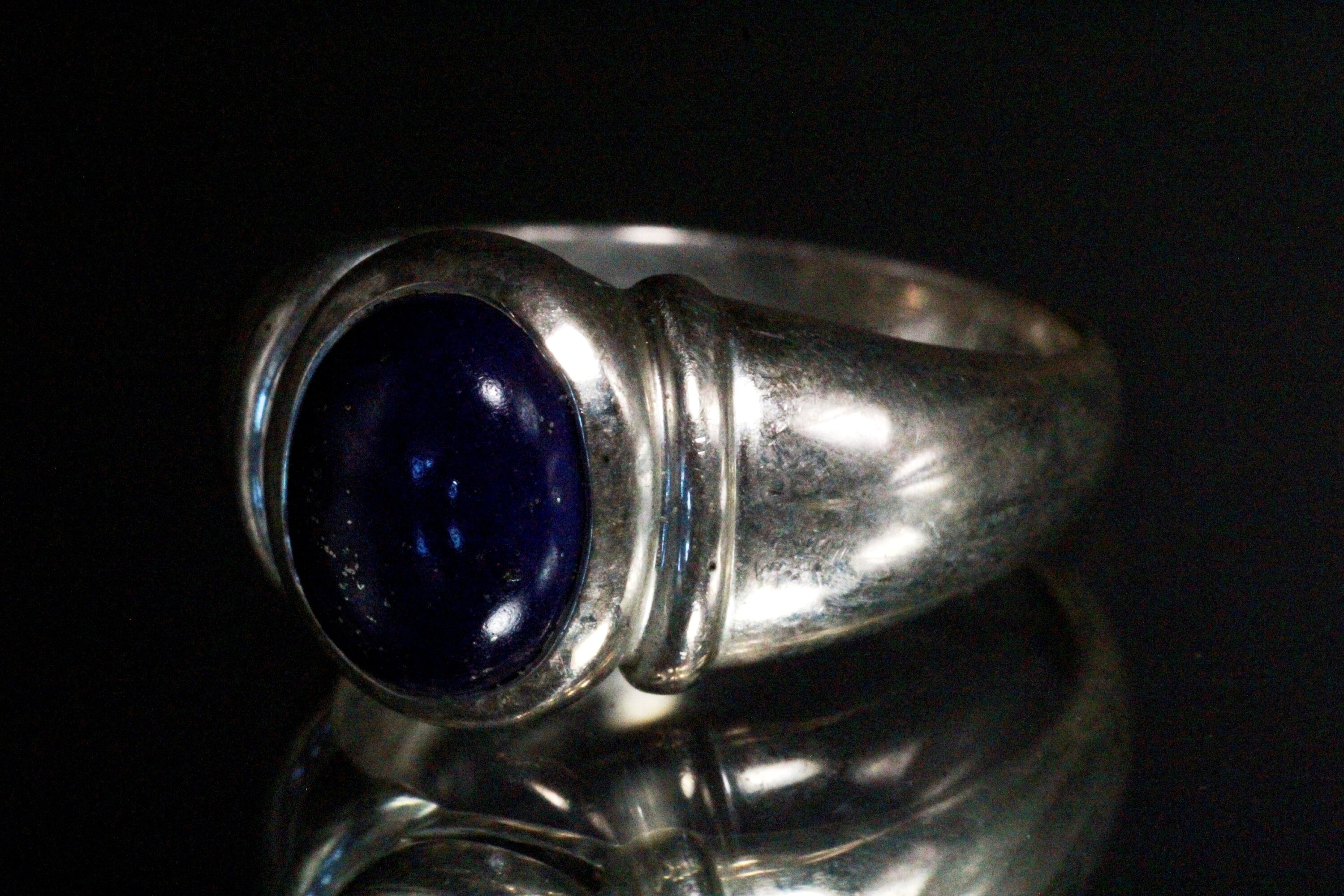 Sterling Silver Blue Lapis CNA 925 Ring - Etsy