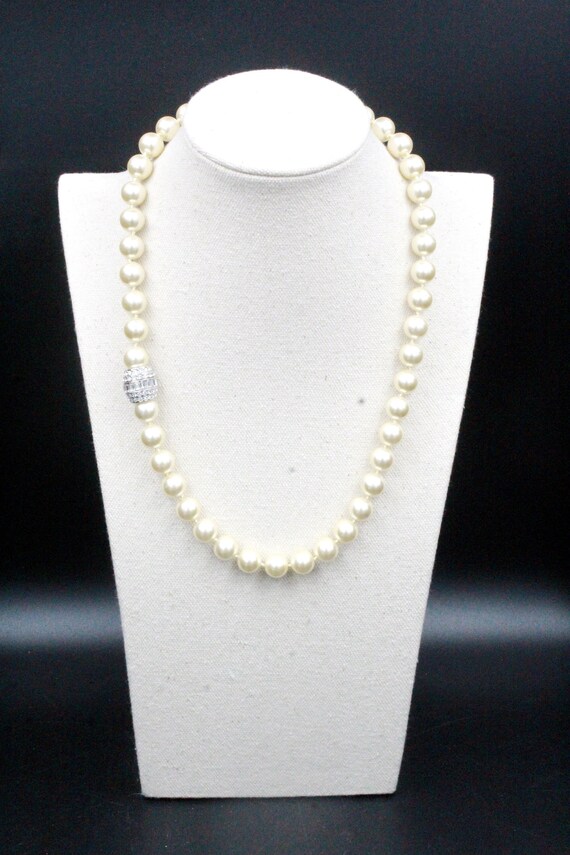Phenomenal Champagne Glass Faux Pearls Pave Rhines