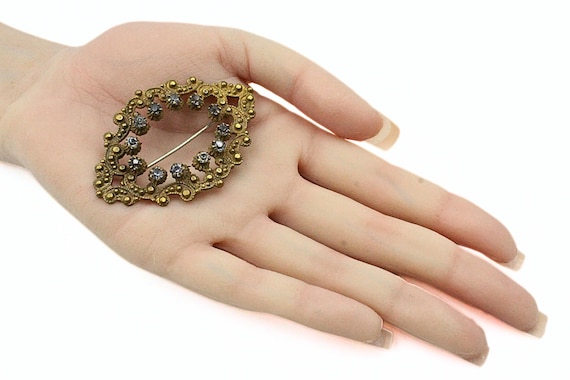 Broches - C213 Bijou - Broche couleur dorée