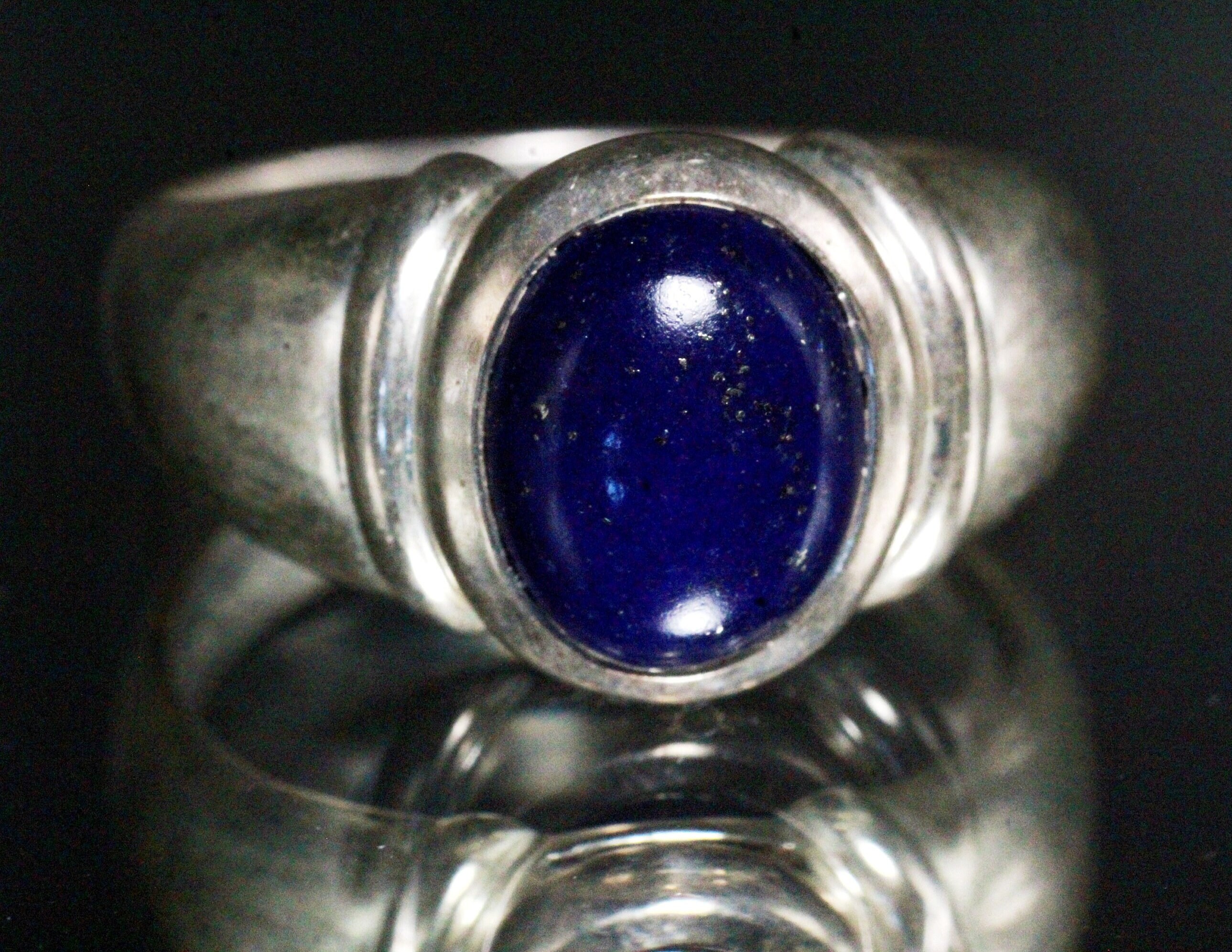 Sterling Silver Blue Lapis CNA 925 Ring - Etsy