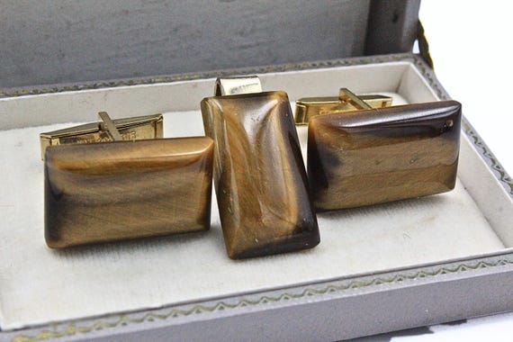 Distinguished Signed Pat Pend MCM Rectangular Tig… - image 4