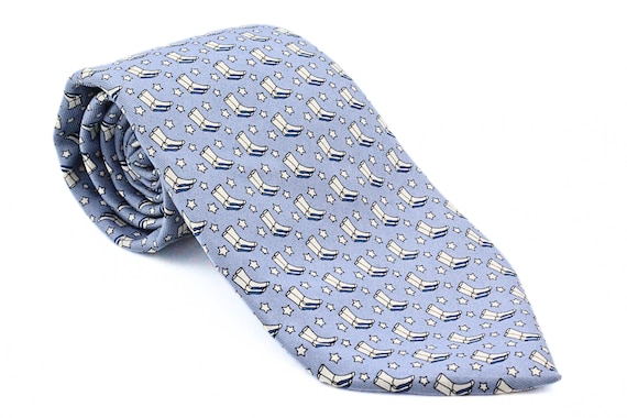 Vineyard Vines Custom Collection 100% Silk Socks Print Necktie