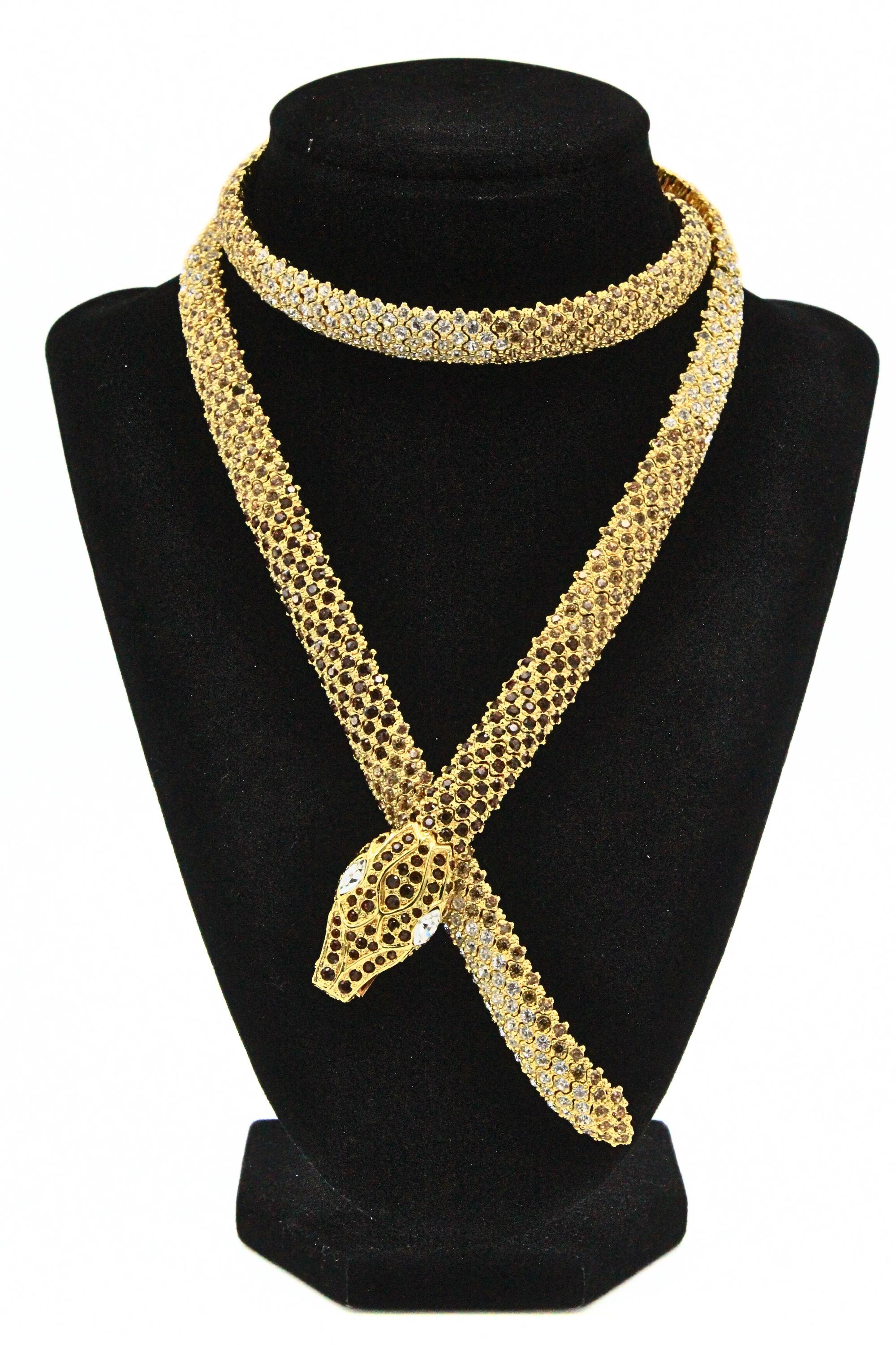Magnificent Authentic Valentino Garavani Snake Rhinestones  display picture 1