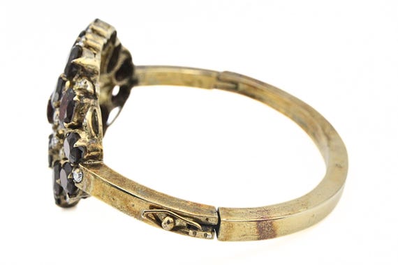 Dramatic Illustrious Sterling Silver Vermeil Garn… - image 7