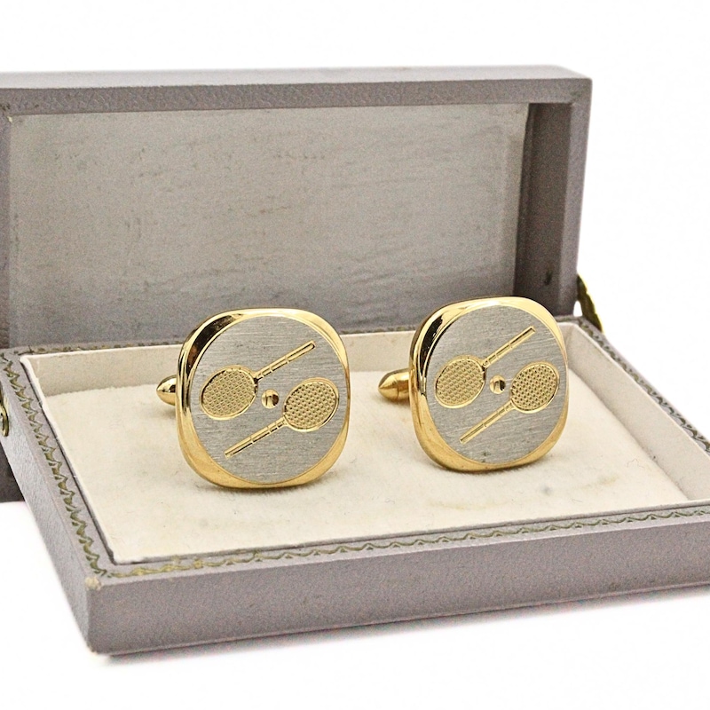 Tennis Rackdets Tennis Racquet Cuff Links - Etsy
