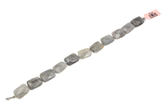 NWT Rectangular Iridescent Labradorite Sterling S… - image 2