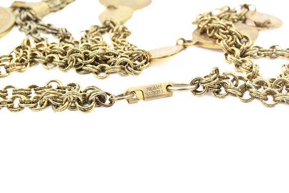 Elegant Miriam Haskell Signed Gold Gilt Ludwig Wi… - image 9