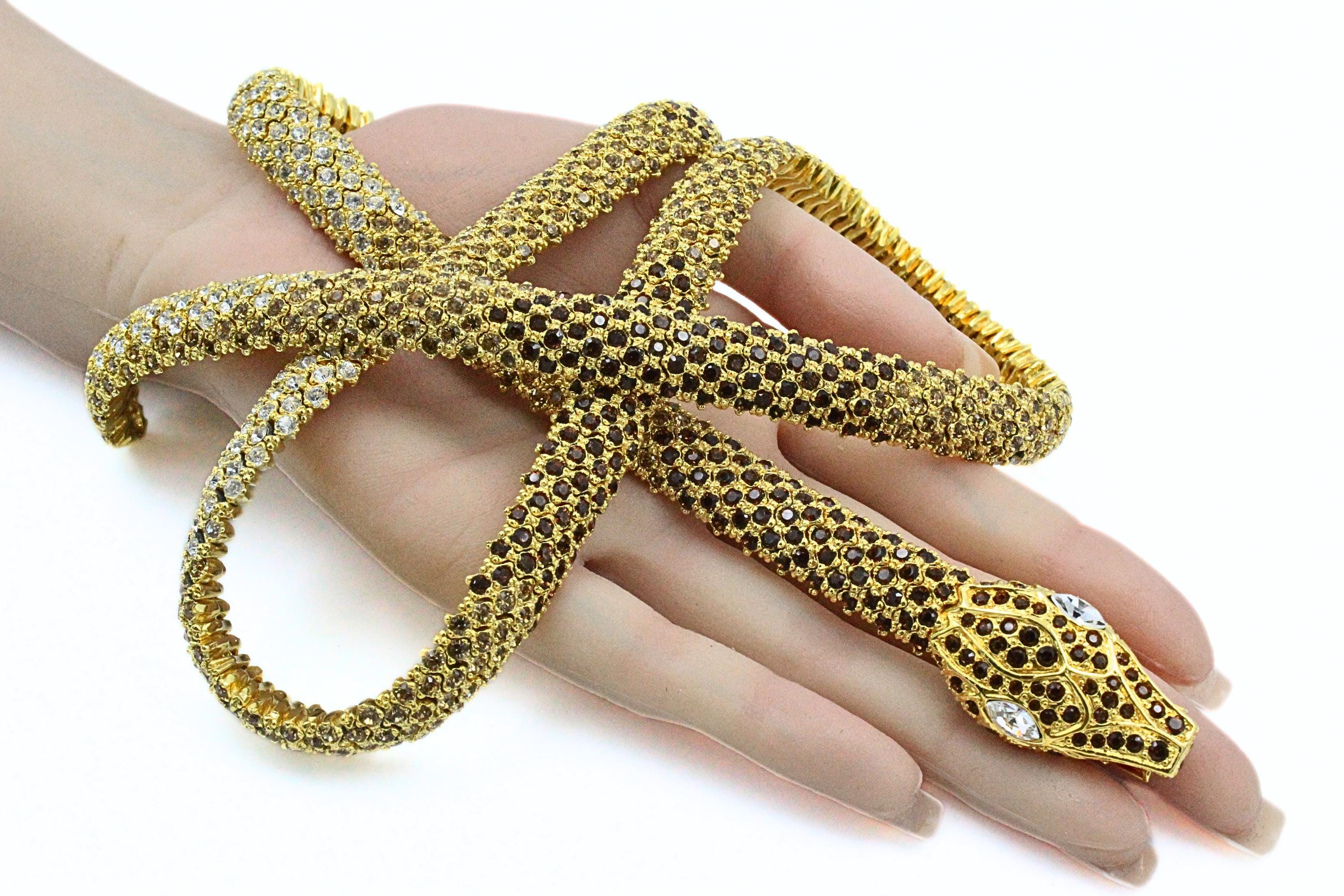 Magnificent Authentic Valentino Garavani Snake Rhinestones  display picture 3