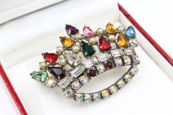 Darling B David Signed Designer Multicolor Rhines… - image 1