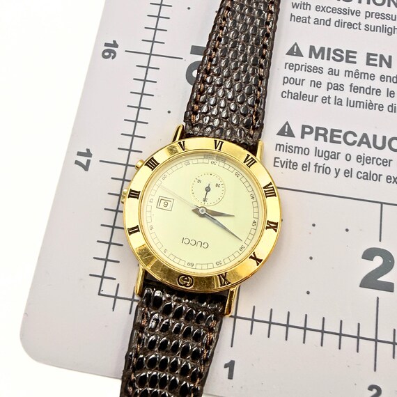 Vintage Gucci 3800 Jr Gold Plated Watch, Authentic Swiss Made