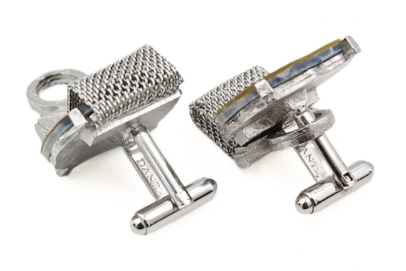 Distinguished Dante Signed Agate Silver Plated Me… - image 7