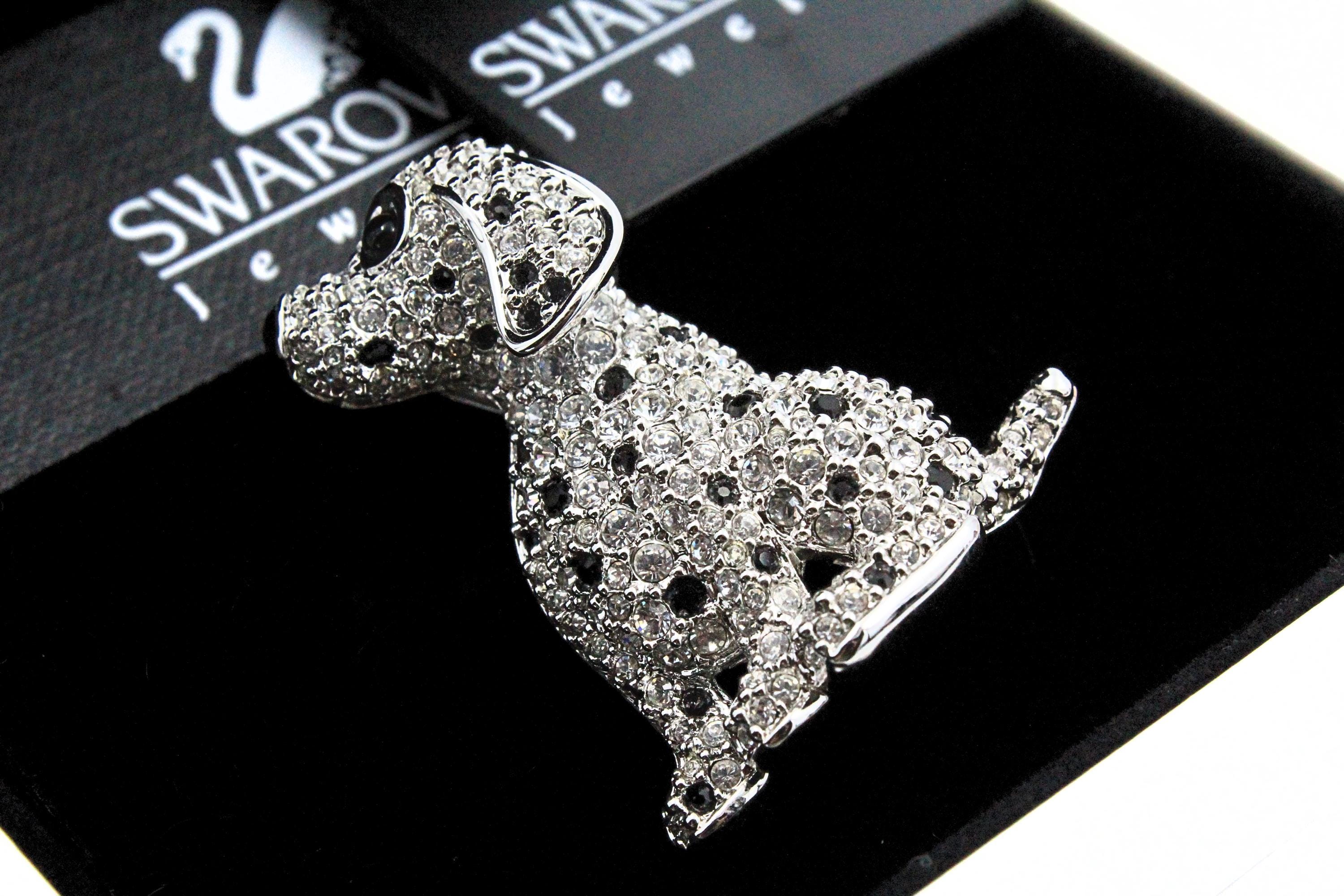 スワロフスキー☆ブローチ☆犬　DOG☆本当に可愛いです☆ダルメシアン スワロフスキー☆ブローチ☆犬 DOG☆本当に可愛いです☆ダルメシアン
