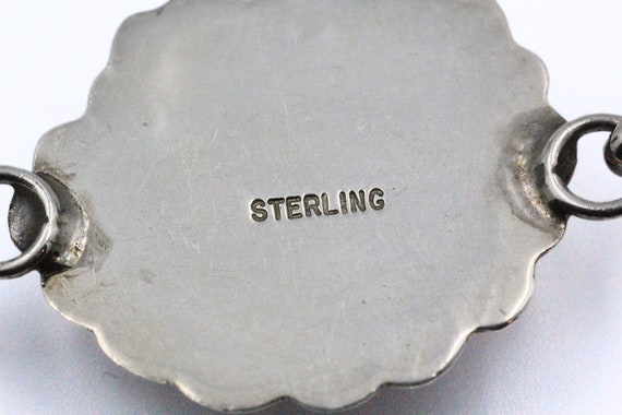 Marked Dishia Sterling Silver Southwest Native Am… - image 9