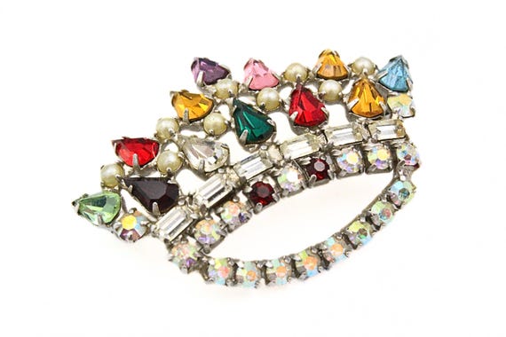 Darling B David Signed Designer Multicolor Rhines… - image 4