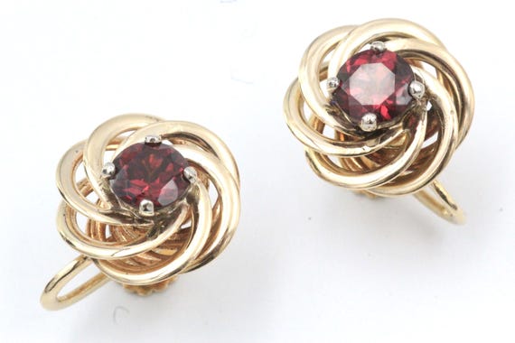 F and F Felger For Tiffany & Co 14K Gold Rhodolit… - image 2