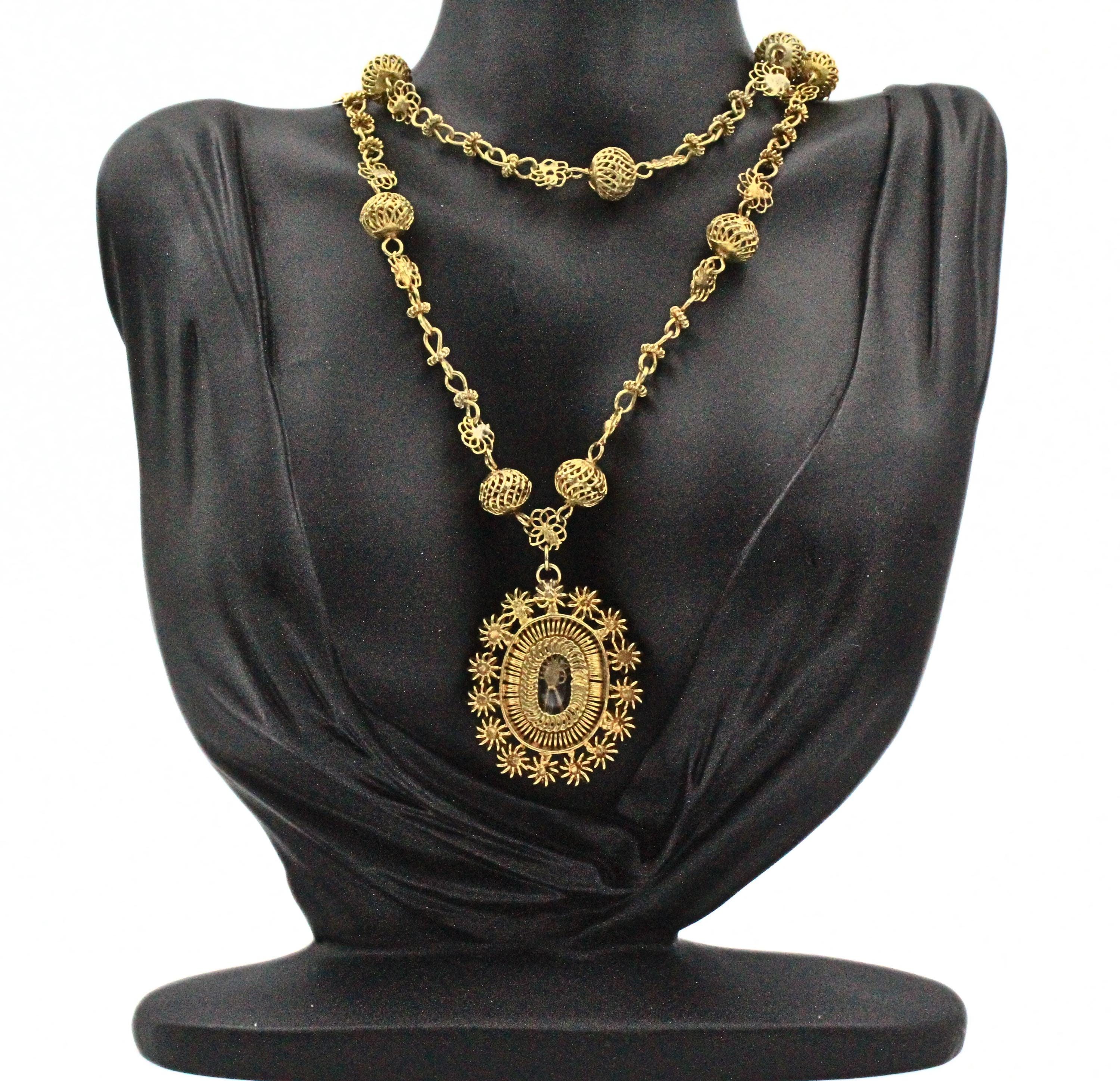 Tambourine Necklace - Etsy