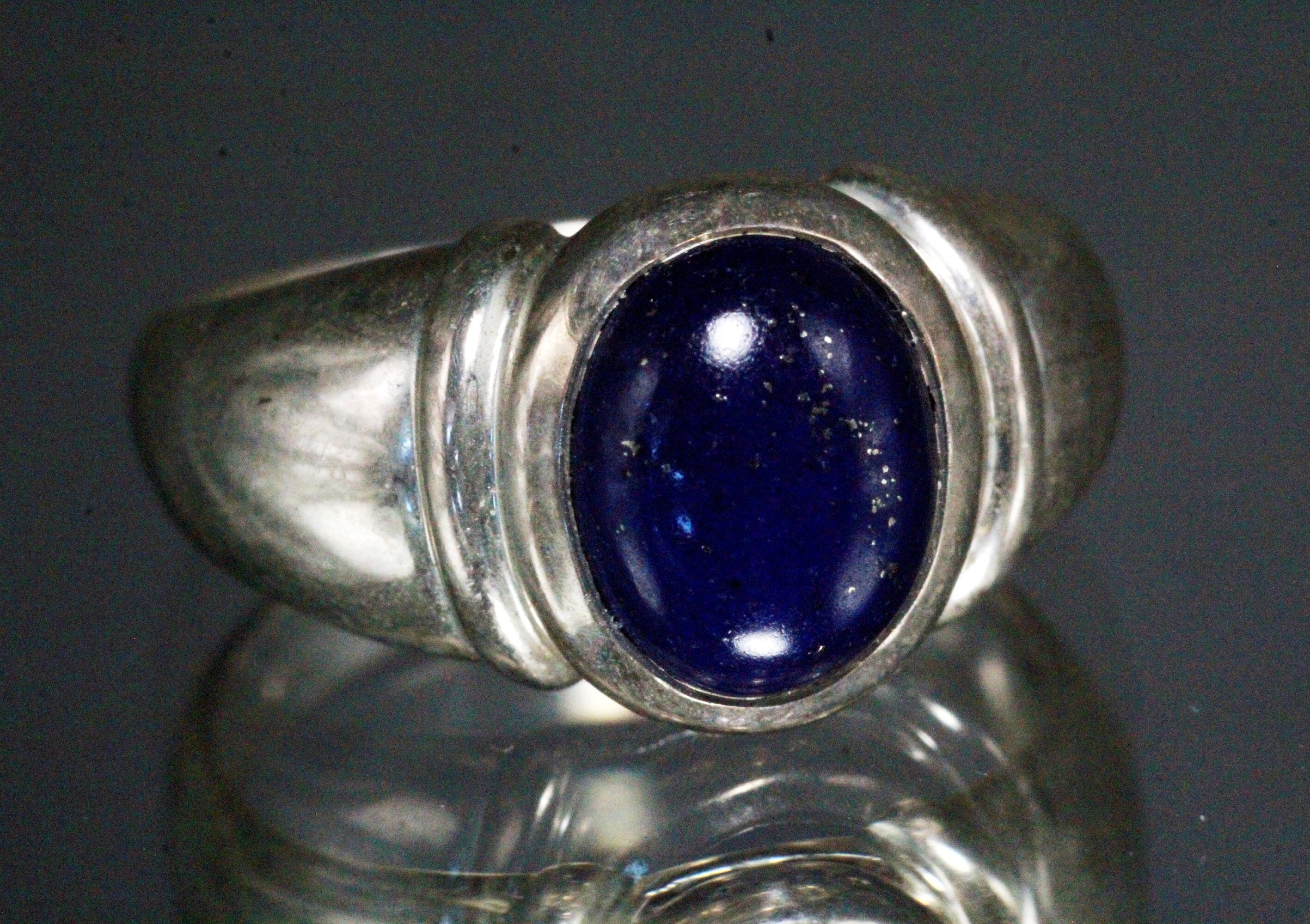 Sterling Silver Blue Lapis CNA 925 Ring - Etsy