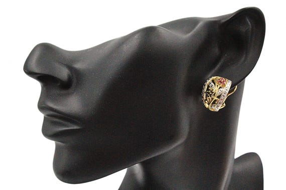 Mystical Sterling Silver Vermeil Lab Ruby Sapphir… - image 5