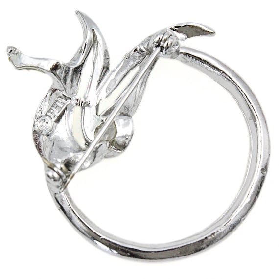 Exquisite Sparkly Pell Signed Designer Pave Rhine… - image 4