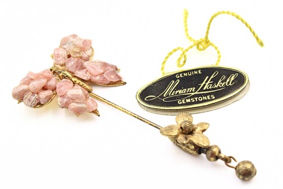 Splendid Miriam Haskell Signed W/ Orig Tags Crush… - image 2