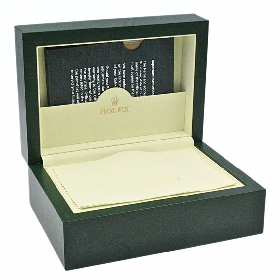 ROLEX ギフトボックス 緑 Medium Rolex Box (Green on Green) ref : 53491.02 OYSTER M
