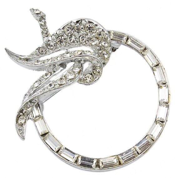 Exquisite Sparkly Pell Signed Designer Pave Rhine… - image 1