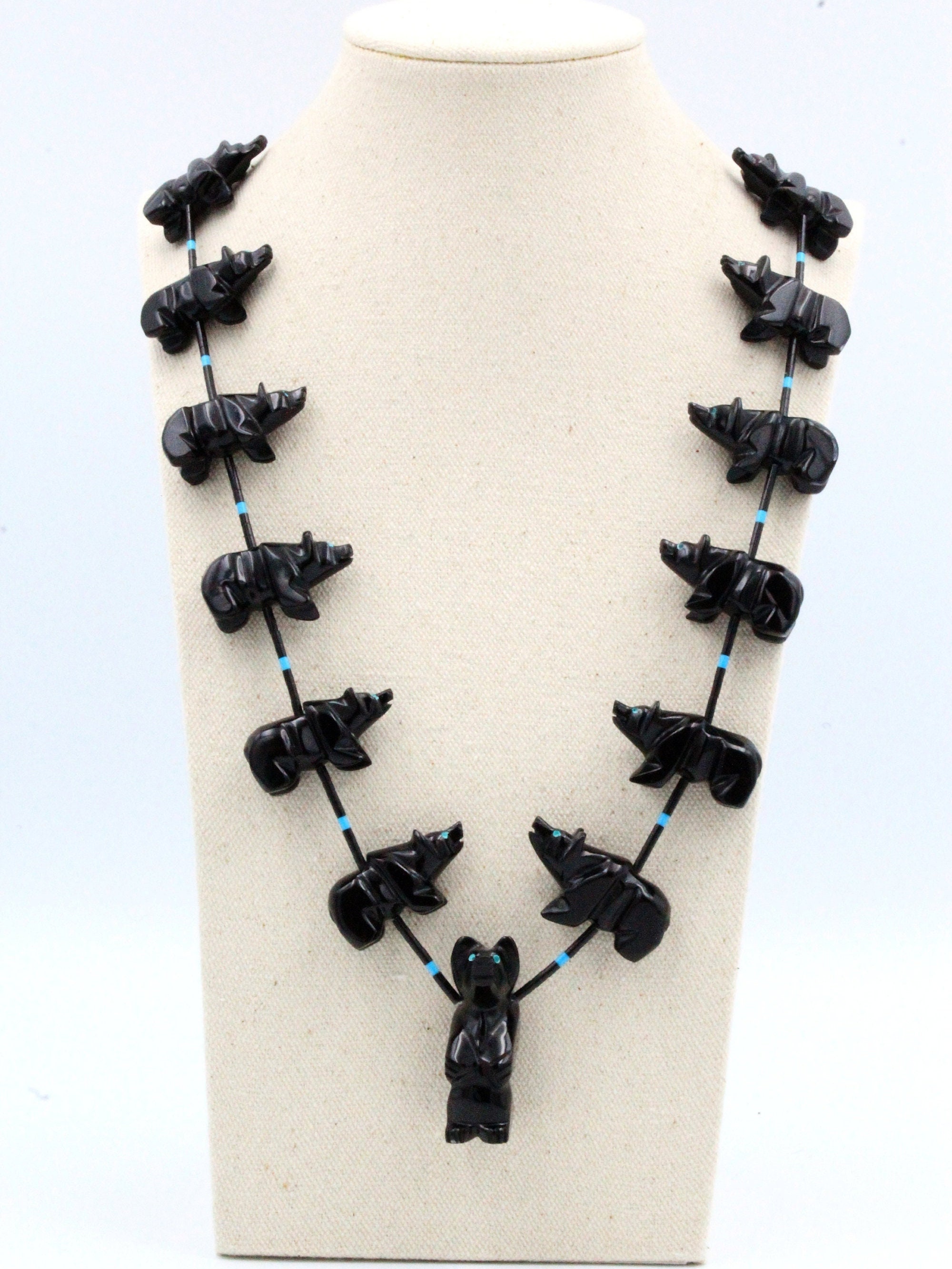Remarkable Sterling Silver Sculpted 13 Bear Fetish Zuni Remarkable Sterling Silver Sculpted 13 Bear Fetish Zuni