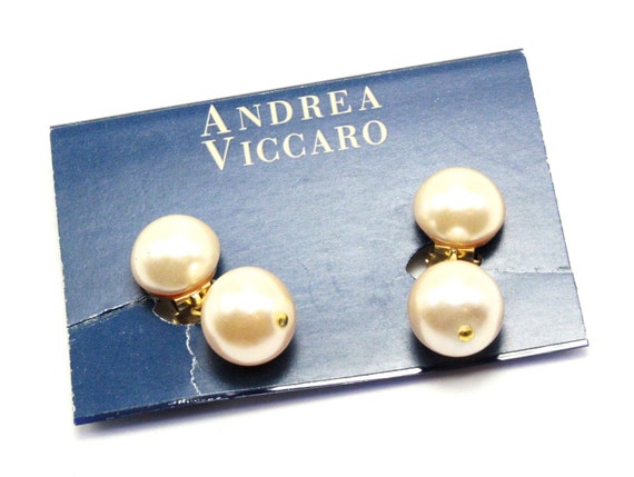 Andrea Viccaro Signed Designer High End Faux Pear… - image 5