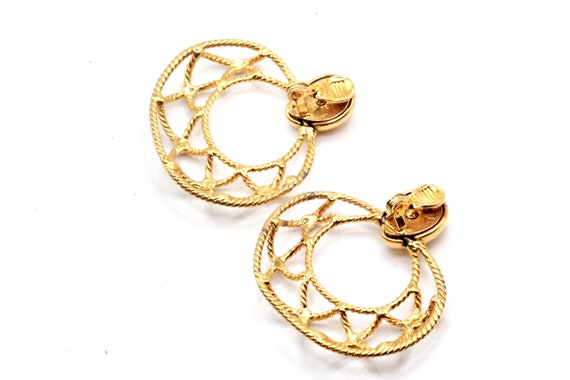 Monet Signed Designer 80's Statement Massive Text… - image 6