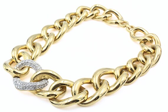 Mesmerizing GIVENCHY Couture Signed Encrusted Rhi… - image 2