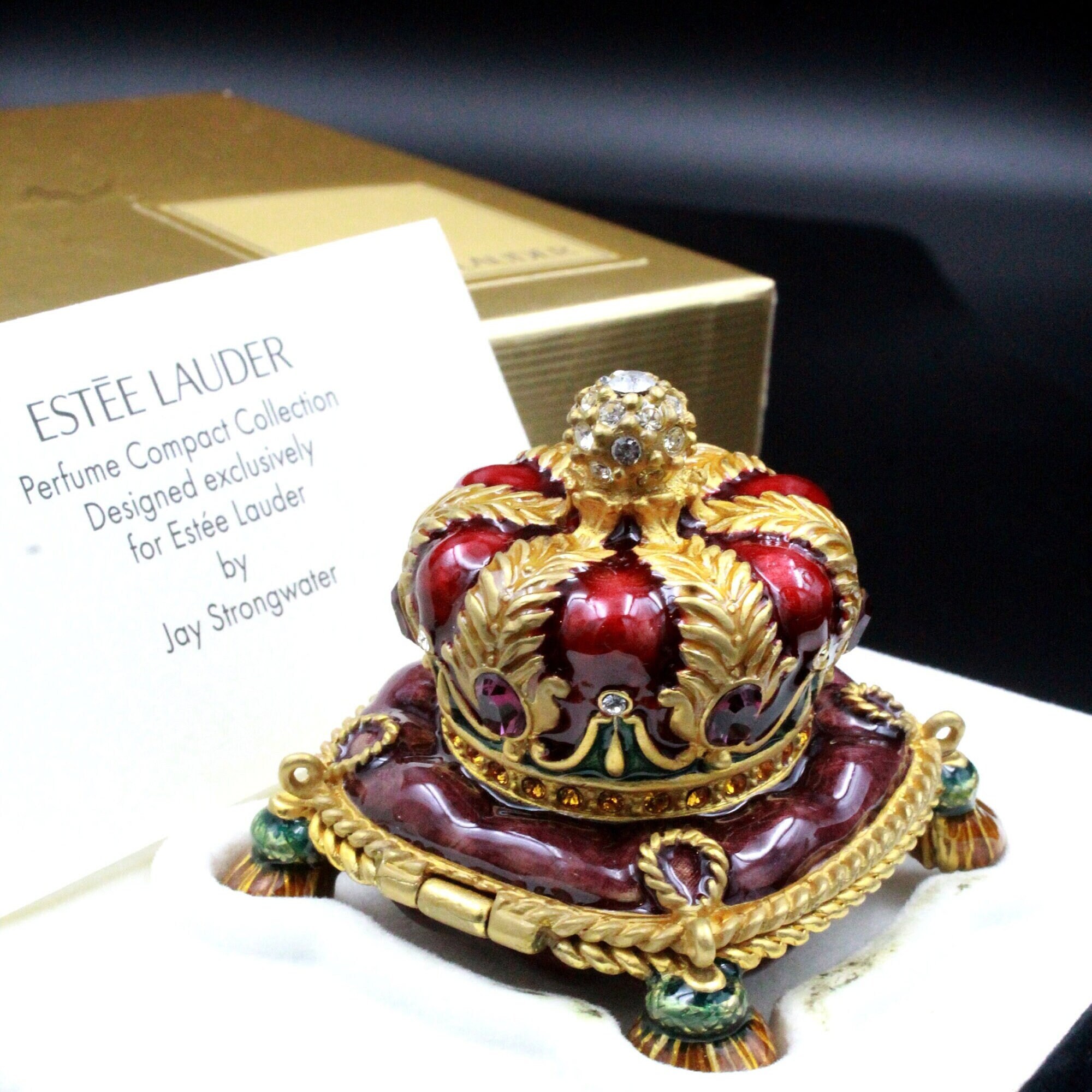 Jay Strongwater for Esteé Lauder Crown Pillow Solid Perfume