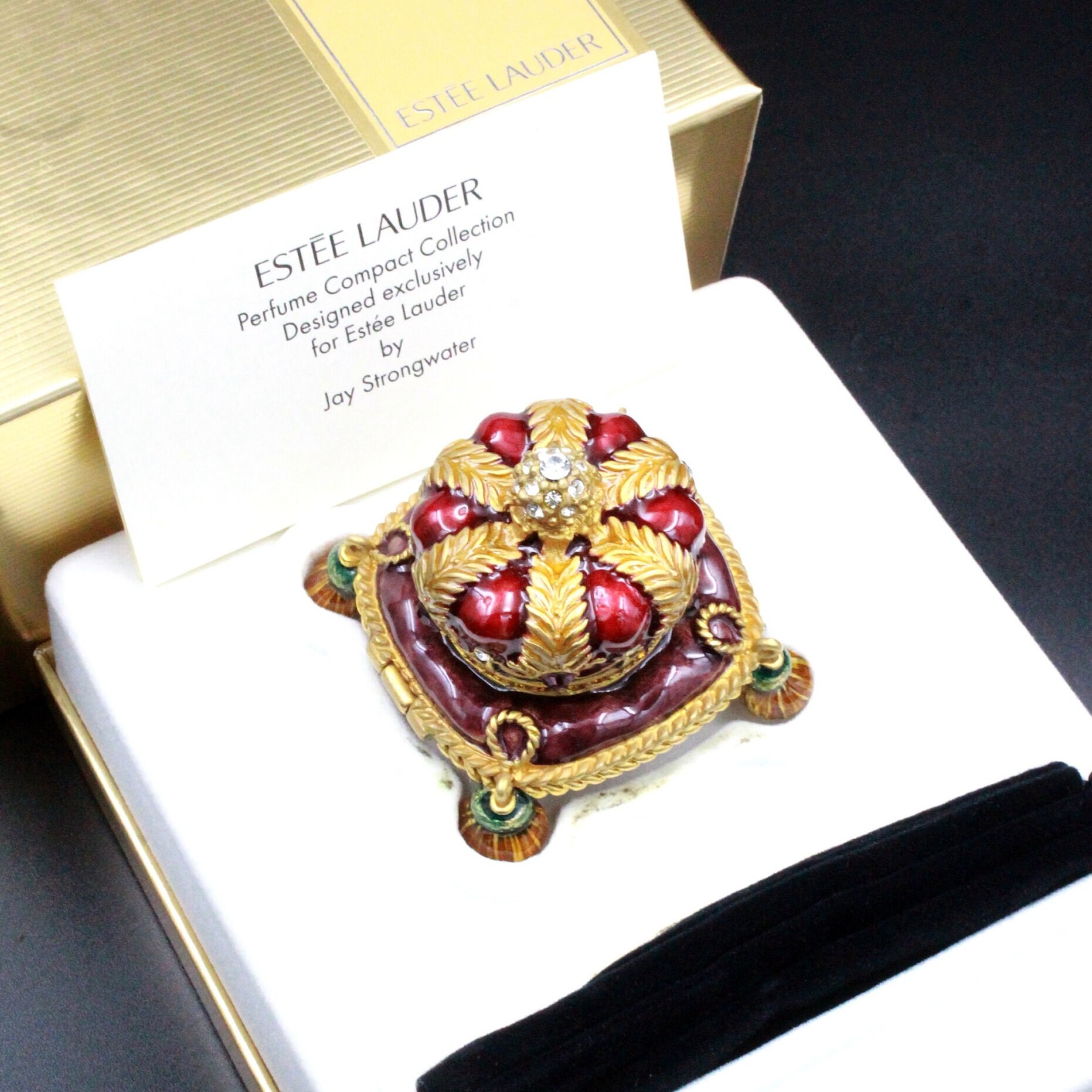 Jay Strongwater for Esteé Lauder Crown Pillow Solid Perfume