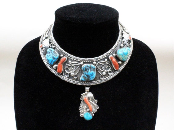 Rare Vintage Navajo Mirrored Leaf Sterling Native American Jewelry Silver Green Turquoise Bracelet Rare Vintage Navajo Mirrored Leaf Sterling Native American Jewelry Silver Green Turquoise Bracelet