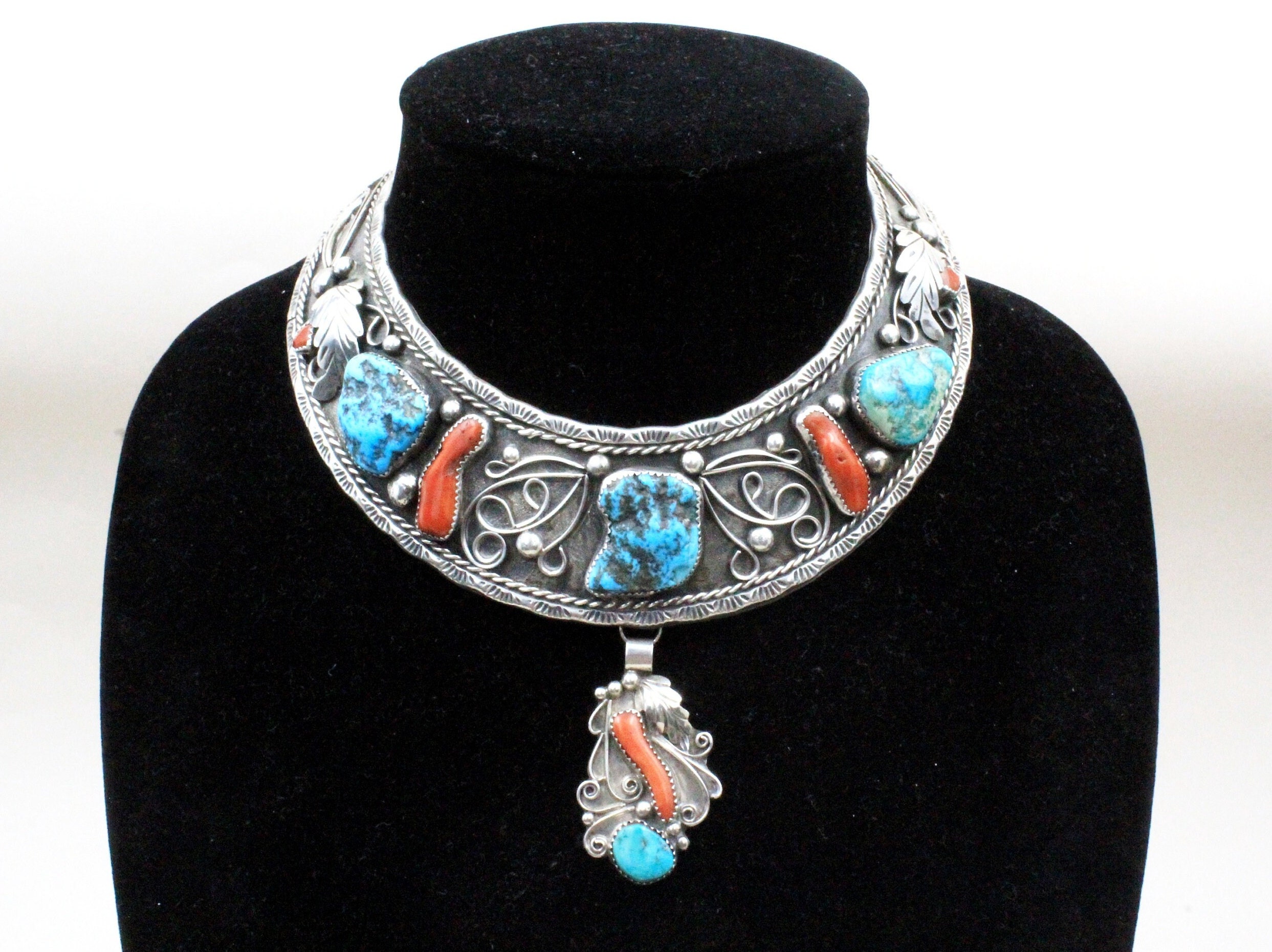 Rare Vintage Navajo Mirrored Leaf Sterling Native American Jewelry Silver Green Turquoise Bracelet Rare Vintage Navajo Mirrored Leaf Sterling Native American Jewelry Silver Green Turquoise Bracelet